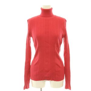 グッチ GUCCI ニット カットソー 長袖 タートルネック ウール M ピンク /DO ■GY18 レディース