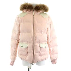 BURBERRY BLUE LABEL」 ダウンジャケット 38 ピンク レディース