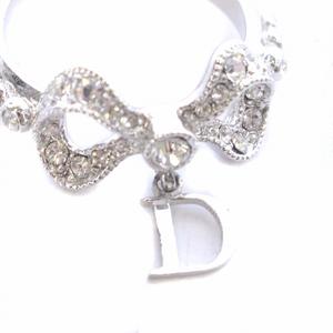 Christian Dior 　シルバーリング リボン ONLY ONE【VINTAGE ACCESSORY】DIOR リボンモチーフリング