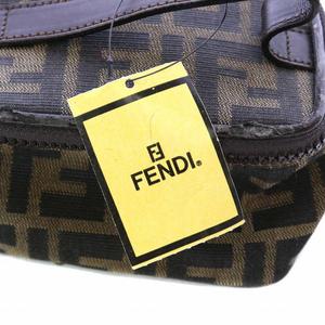 フェンディ FENDI メイクポーチ バニティバッグ ミニ キャンバス