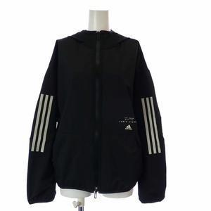 アディダス adidas 19AW クロスジャケット 3本ライン メッシュ フード 