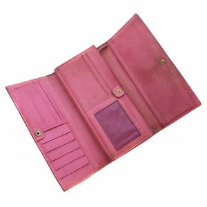 フェンディ FENDI 長財布 三つ折り レザー ズッカ柄 茶色 ブラウン