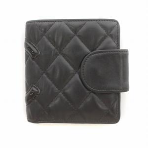 シャネル CHANEL カンボンライン ココマーク 二つ折り財布 ウォレット 