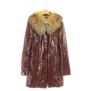 ドルチェ&ガッバーナ ドルガバ DOLCE&GABBANA レザージャケット コート  