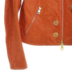 エンポリオアルマーニ レザージャケット レディース エンポリオアルマーニ EMPORIO ARMANI ライダースジャケット レザー