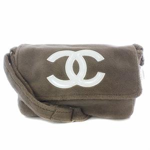 CHANEL グレー スエード ショルダーバッグ ノベルティ atlantis_13630
