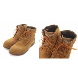 ティンバーランド Timberland ヌバックブーツ ロールトップ ロゴ 迷彩
