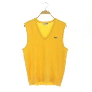 ラコステ LACOSTE CHEMISE ニットベスト Vネック ロゴワッペン プル 