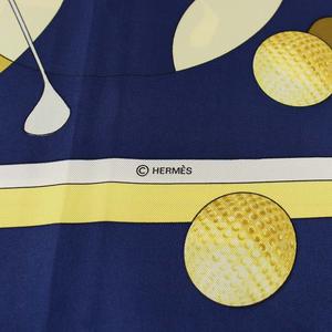 エルメス HERMES カレ 90 SWING スウィング 大判 スカーフ ゴルフ  