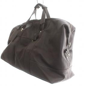 コーチ COACH ボストン バッグ ダッフル レザー 南京錠 鍵付き 茶