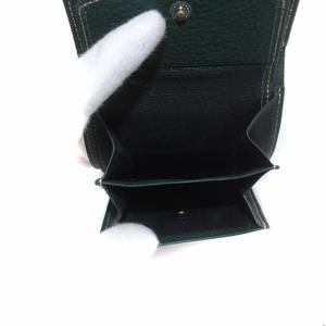 ラコステ LACOSTE 二つ折り 財布 ウォレット レザー 緑 グリーン