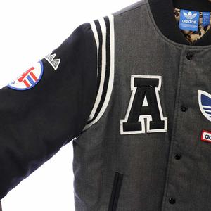 入手困難 adidas アディダス 刺繍ロゴ レオパード スタジャン ブルゾン アディダスオリジナルス adidas originals スタジアム ジャケット