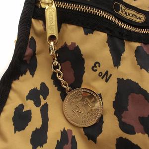 美品 レスポートサック ジョイリッチ ナイロン ボストンバッグ 2way 豹