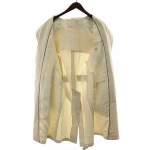 プラダ PRADA トレンチコート シングル ミドル 44 XL オフ