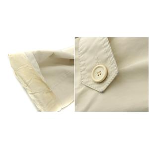 プラダ PRADA トレンチコート シングル ミドル 44 XL オフ