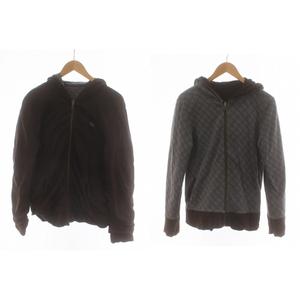 BURBERRY ブラック フード付きパーカー BURBERRY ブラック フード付きパーカー M