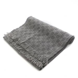 グッチ GUCCI GGロゴ ジャカード フレイド エッジ マフラー ストール  