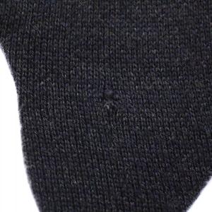 Dior Homme ブラック ウールマフラー Dior HOMME(ディオールオム) Super Long Bee Logo Embroidery Scarf