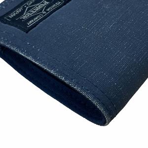 ポーター PORTER 吉田カバン 2折財布 ダックネイビー紺バルキーコットン ポーター PORTER 吉田カバン 紺ネイビーバルキーコットンダック2