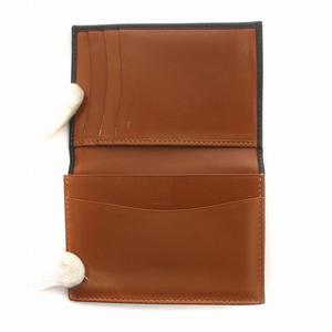 ダンヒル dunhill カードケース 名刺入れ 二つ折り レザー ロゴ 黒  