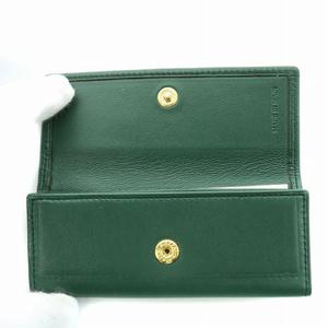 ロエベ LOEWE キーケース 4連 レザー アナグラム ロゴ 緑 グリーン