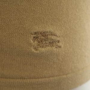 BURBERRY バーバリー ブルーレーベル　ベージュ　ロゴ刺繍　ニット バーバリーブルーレーベル BURBERRY BLUE LABEL カーディガン