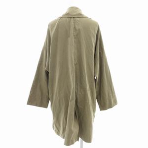 ジャーナルスタンダード レリューム JOURNAL STANDARD relume トレンチコート ミドル ボタンレス F ベージュ /GV レディース