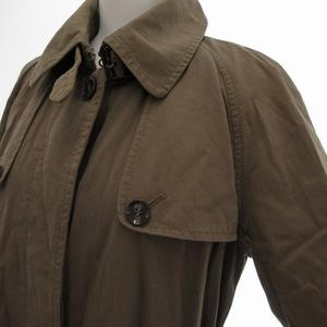 ラグナムーン LagunaMoon トレンチコート ベルト付き ミドル ハーフ F カーキ /UO レディース