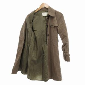 ラグナムーン LagunaMoon トレンチコート ベルト付き ミドル ハーフ F カーキ /UO レディース