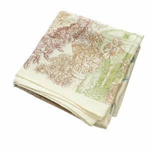 エルメス HERMES カレ90 Le Jardin de Leila レイラの庭 大判スカーフ ストール 絹 シルク 総柄 マルチカラー ■GY19 /MQ ■OH レディース