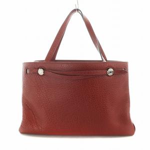 エルメス HERMES カバナ トートバッグ ハンド レザー ブッフルスキッパー ロゴ 赤 レッド ルージュアッシュ ■GY35 /MQ ■OH レディース