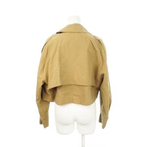 ココディール COCO DEAL ショートトレンチコート ラグラン トッパー 1 S 茶 ブラウン /AH7 レディース
