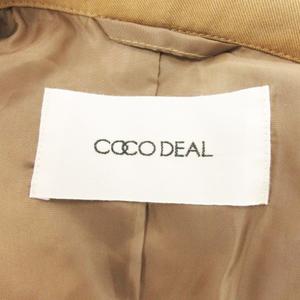 ココディール COCO DEAL ショートトレンチコート ラグラン トッパー 1 S 茶 ブラウン /AH7 レディース