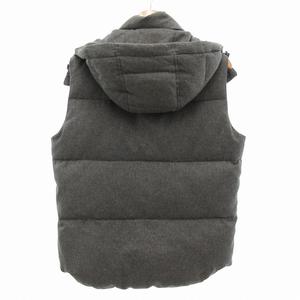 グローバルワーク GLOBAL WORK ダウンベスト ジャケット フード L グレー /JS メンズ
