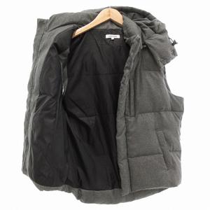 グローバルワーク GLOBAL WORK ダウンベスト ジャケット フード L グレー /JS メンズ