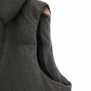グローバルワーク GLOBAL WORK ダウンベスト ジャケット フード L グレー /JS メンズ