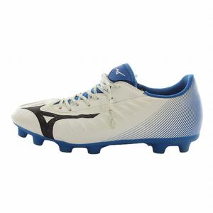 ミズノ MIZUNO レビュラ 3 SELECT スパイク サッカー レザー ローカット ロゴ US7 25cm 白 ホワイト 青 ブルー P1GA196509 /XZ ■GY12 メンズ