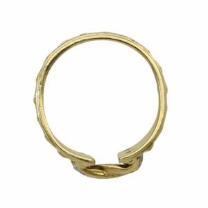 エルメス HERMES ヴィンテージ メキシコリング ダイヤモンド クロス