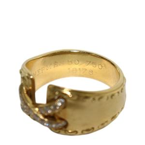 エルメス HERMES ヴィンテージ メキシコリング ダイヤモンド クロス