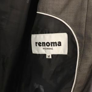 レノマ renoma オム ダウンジャケット フード付き ラビットファー M 