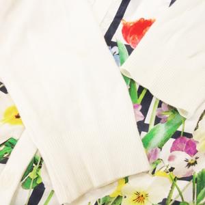 チェスティ Chesty ニットカーディガン 長袖 シルク混 絹 切り替え  