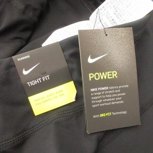 未使用品 ナイキ NIKE RUNNING TIGHT FIT パンツ レギンス タイツ ロゴ メッシュ切り替え ストレッチ スポーツ S 黒 ブラック CD8213-010 /AH16 レディース