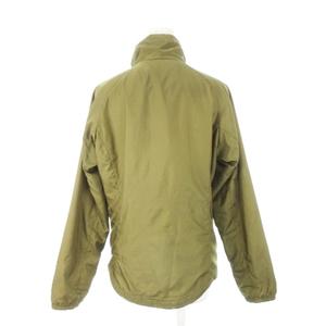 ナイキ NIKE ウィンドブレーカー 中綿 ジャケット ジップアップ スタンドカラー ロゴ スポーツ M 緑 カーキ /AH8 レディース