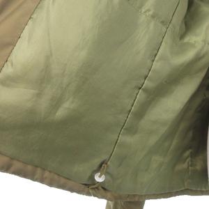 ナイキ NIKE ウィンドブレーカー 中綿 ジャケット ジップアップ スタンドカラー ロゴ スポーツ M 緑 カーキ /AH8 レディース