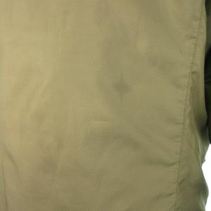 ナイキ NIKE ウィンドブレーカー 中綿 ジャケット ジップアップ スタンドカラー ロゴ スポーツ M 緑 カーキ /AH8 レディース