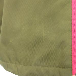 ナイキ NIKE ウィンドブレーカー 中綿 ジャケット ジップアップ スタンドカラー ロゴ スポーツ M 緑 カーキ /AH8 レディース
