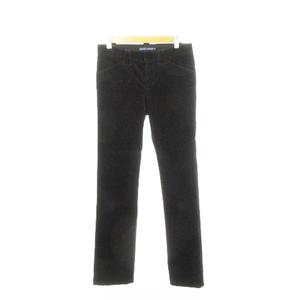 ラルフローレン RALPH LAUREN コーデュロイパンツ ストレート ストレッチ 4 S 黒 ブラック /AH14 ■GY99 レディース