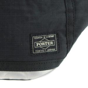 ポーター PORTER 吉田カバン ボディバッグ ウエストバッグ ショルダー ロゴ ナイロン 黒 ブラック ■GY12 /MQ メンズ