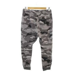 ナイキ NIKE ジョガーパンツ 裏起毛 スポーツウエア M グレー 迷彩柄 ドローストリング アンクル /MN35 ■GY99 メンズ