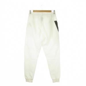 ナイキ NIKE スウェットジョガーパンツ L 白 ホワイト 長ズボン ドローストリング 切り替えデザイン /CK29 ■GY99 メンズ